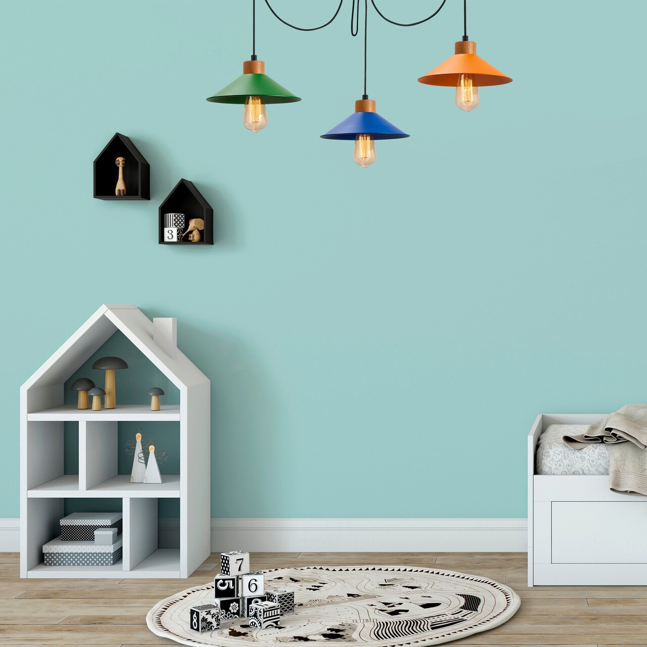 Lustra, Opviq, 525NOR1256, Multicolor - imagine 7